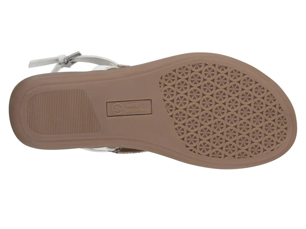 White Mountain Lifted Sandal