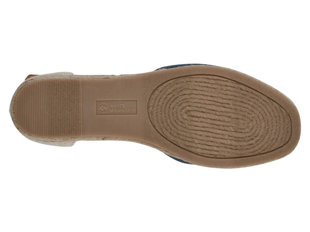 White Mountain Maintain Espadrille Wedge Pump