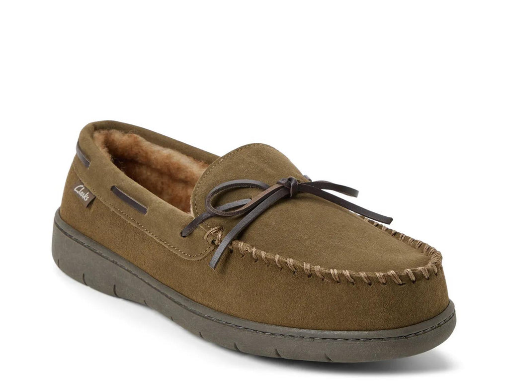 Clarks Suede Lace Slipper - Men's